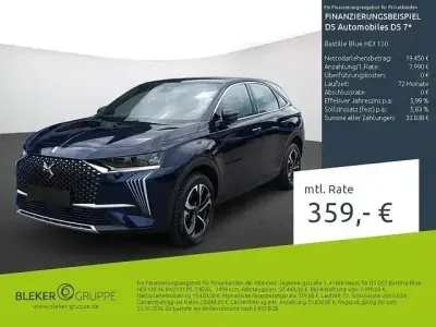 Gebraucht DS Automobiles DS7 Crossback Bastille Plus 131 PS (96 kW) 2024 Blau/metallic klarlack SUV