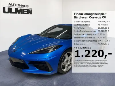 Neu Corvette Stingray 481 PS (353 kW) 2025 Blau Cabrio