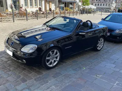 Usata Mercedes SLK200 163 CV (119 kW) 2002 Nero Cabrio