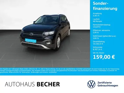 Gebraucht VW T-Cross Basis 95 PS (69 kW) 2022 Schwarz SUV