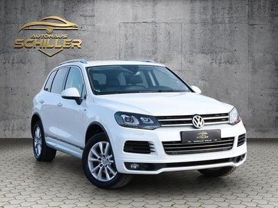 Gebraucht VW Touareg R-line 204 PS (150 kW) 2014 Weiß SUV