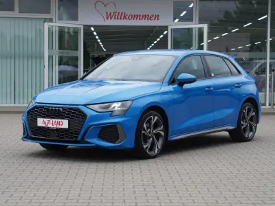 Gebraucht Audi A3 Sportback e-tron S-Line 204 PS (150 kW) 2021 Blau Kleinwagen