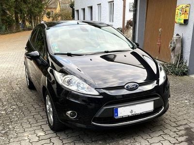 Gebraucht Ford Fiesta Titanium 82 PS (60 kW) 2009 Schwarz Kleinwagen
