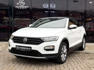 Gebraucht VW T-Roc Cabriolet Style 110 PS (80 kW) 2021 Weiß Cabrio