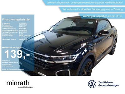 Gebraucht VW T-Roc Cabriolet Style 116 PS (85 kW) 2025 Schwarz Cabrio