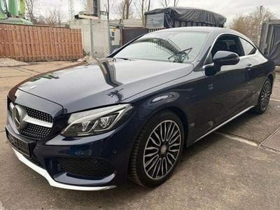 Usata Mercedes C250 AMG line 211 CV (155 kW) 2016 Blu Coupé
