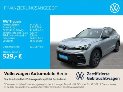 Gebraucht VW Tiguan R-line 204 PS (150 kW) 2024 Oyster silver metallic SUV