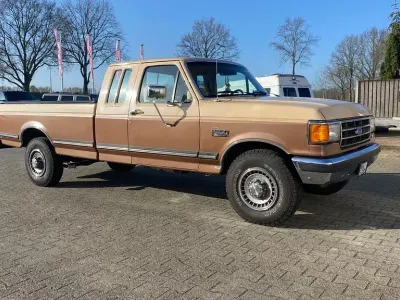 Brugt Ford F250 Lariat 230 HK (169 kW) 1991 Beige Pickup / Ladvogn