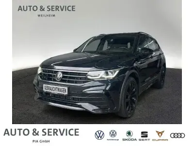 Gebraucht VW Tiguan Allspace R-line 200 PS (147 kW) 2022 Schwarz SUV