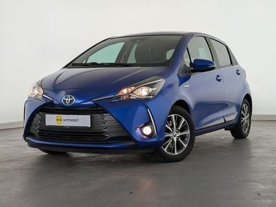 Gebraucht Toyota Yaris Hybrid Club 101 PS (74 kW) 2019 Blau Kleinwagen