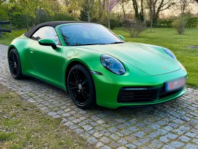 Gebraucht Porsche 911 Carrera Cabriolet 385 PS (283 kW) 2019 Grün Cabrio