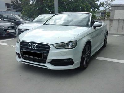 gebraucht Audi A3 Cabriolet 1.4 TFSI S tronic S line Xenon Navi Leder GRA LM PDC