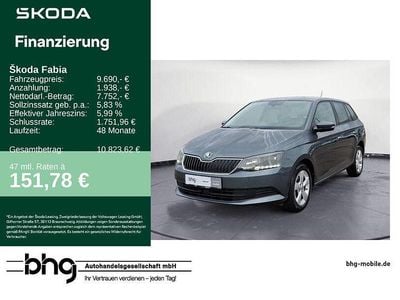 Quarzgrau metallic Gebraucht 2016 Skoda Fabia Ambition Kombi | 9.690 € (Fairer Preis)