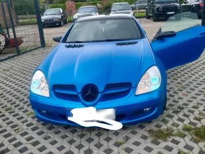 Gebraucht Mercedes SLK350 271 PS (199 kW) 2007 Blau Cabrio