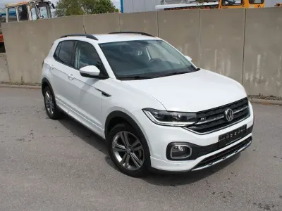 Gebraucht VW T-Cross R-line 116 PS (85 kW) 2019 Weiß SUV