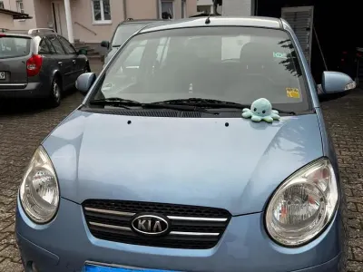 Gebraucht Kia Picanto 2008 Blau Kleinwagen