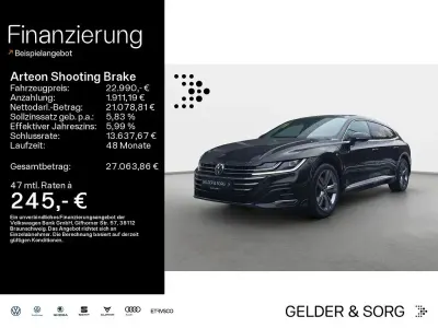 Gebraucht VW Arteon R-line 200 PS (147 kW) 2022 Schwarz Limousine