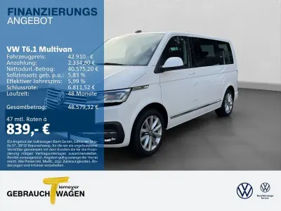 Gebraucht VW Multivan Generation Six 204 PS (150 kW) 2021 Weiß Van / Kleinbus