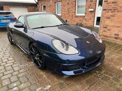 Second-hand Porsche 986 Boxster 220 CP (161 kW) 2001 Albastru Cabrio