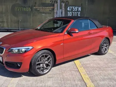 Brugt BMW 218 Sport Line 150 HK (110 kW) 2018 Orange Cabriolet