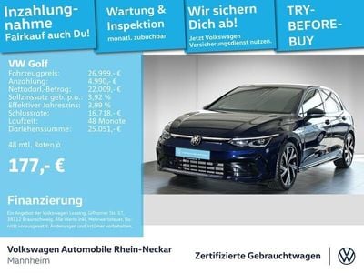 Gebraucht VW Golf VIII R-line 150 PS (110 kW) 2023 Atlantic blue metallic Limousine