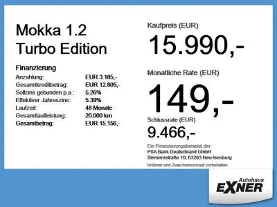 Gebraucht Opel Mokka Edition 131 PS (96 kW) 2023 Kontrast grau SUV