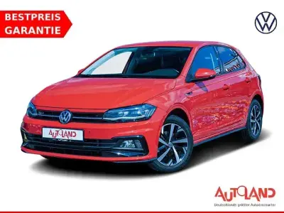 Usata VW Polo R-line 116 CV (85 kW) 2020 Rosso Utilitaria