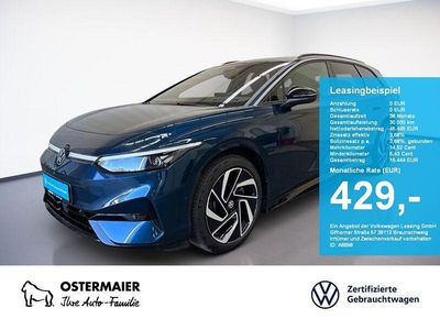 Aquamarinblau metallic Gebraucht 2024 VW ID.7 Pro Kombi | 48.980 € (Fairer Preis)