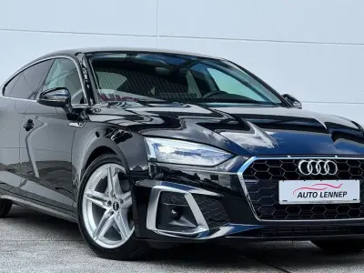 Używany Audi A5 Sportback S-Line 150 KM (110 kW) 2021 Czarny Hatchback