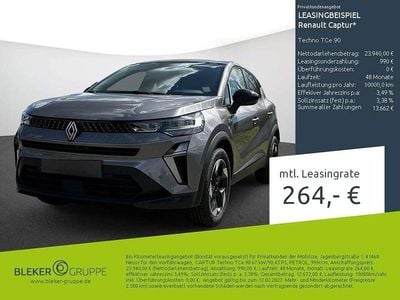 Second-hand Renault Captur Techno 91 CP (66 kW) 2025 Gri SUV