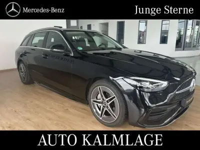 Gebraucht Mercedes C220 AMG line 200 PS (147 kW) 2021 Obsidianschwarz Kombi