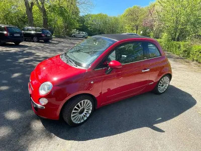 Używany Fiat 500C Lounge 69 KM (50 kW) 2015 Czerwony Kabriolet