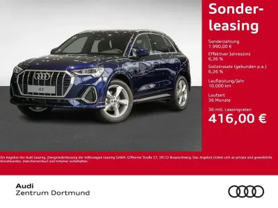Second-hand Audi Q3 S-Line 150 CP (110 kW) 2024 Albastru SUV