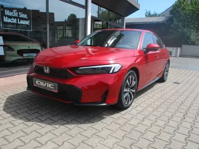 Neu Honda Civic Elegance 143 PS (105 kW) 2026 Rot Limousine