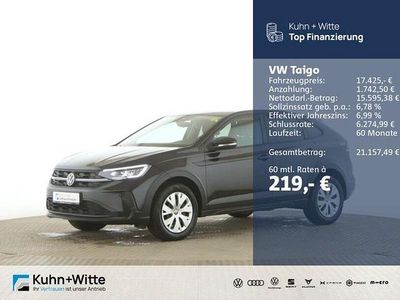 Second-hand VW Taigo Basis 95 CP (69 kW) 2023 Negru SUV