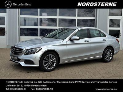 Brugt Mercedes C200 Exclusive 184 HK (135 kW) 2014 Sølv Sedan