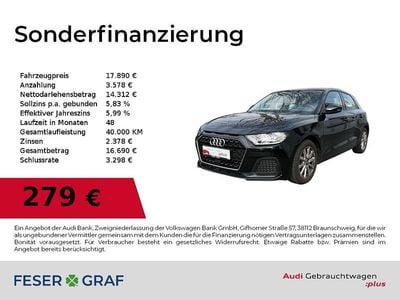 Gebraucht Audi A1 Sportback Advanced Plus 116 PS (85 kW) 2020 Mythosschwarz metallic Kleinwagen