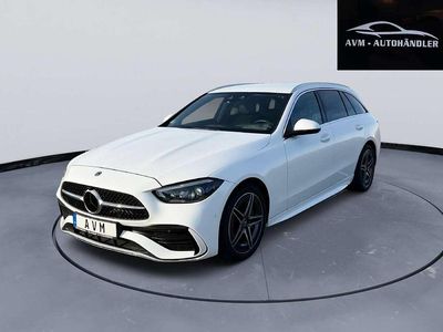 Gebraucht Mercedes C200 AMG 204 PS (150 kW) 2022 Polarweiss  unilack Kombi
