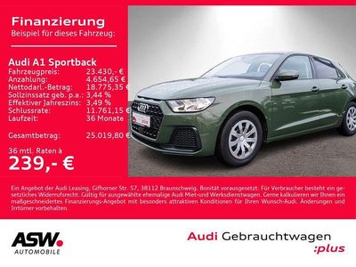Gebraucht Audi A1 Sportback Advanced Plus 116 PS (85 kW) 2025 Distriktgrün metallic Kleinwagen