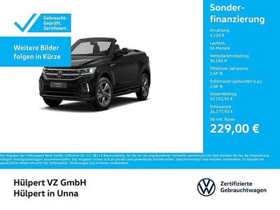 Gebraucht VW T-Roc Cabriolet R-line 150 PS (110 kW) 2025 Deep black perleffekt Cabrio