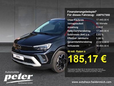 Gebraucht Opel Crossland GS Line 131 PS (96 kW) 2021 Schwarz SUV