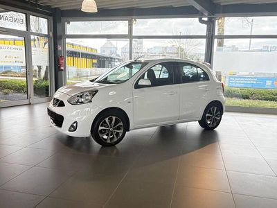 Gebraucht Nissan Micra Acenta 80 PS (58 kW) 2015 Weiß Kleinwagen