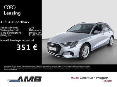 Silber (florettsilber metallic) Gebraucht 2024 Audi A3 Sportback e-tron Advanced Plus Kleinwagen | 34.871 € (Teuer)