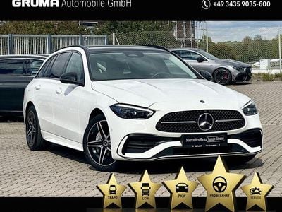 Unilack polarweiß Gebraucht 2024 Mercedes C300e AMG Kombi | 45.990 € (Etwas zu teuer)