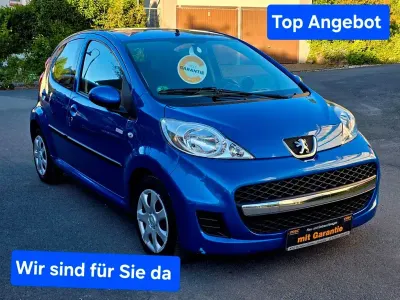Gebraucht Peugeot 107 Style 68 PS (50 kW) 2010 Blau Kleinwagen