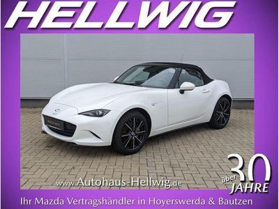 Arctic white Gebraucht 2024 Mazda MX5 Exclusive Cabrio | 32.680 € (Fairer Preis)