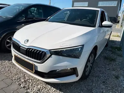 Brugt Skoda Scala Style 110 HK (80 kW) 2021 Hvid Hatchback