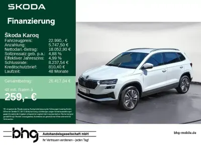 Gebraucht Skoda Karoq Tour 150 PS (110 kW) 2023 Weiß SUV