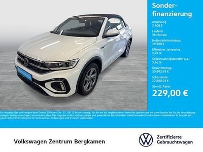 Usata VW T-Roc Cabriolet R-line 150 CV (110 kW) 2025 Bianco Cabrio