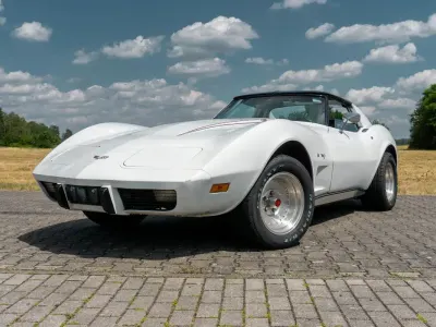 Gebraucht Corvette C3 210 PS (154 kW) 1977 Weiß Coupé